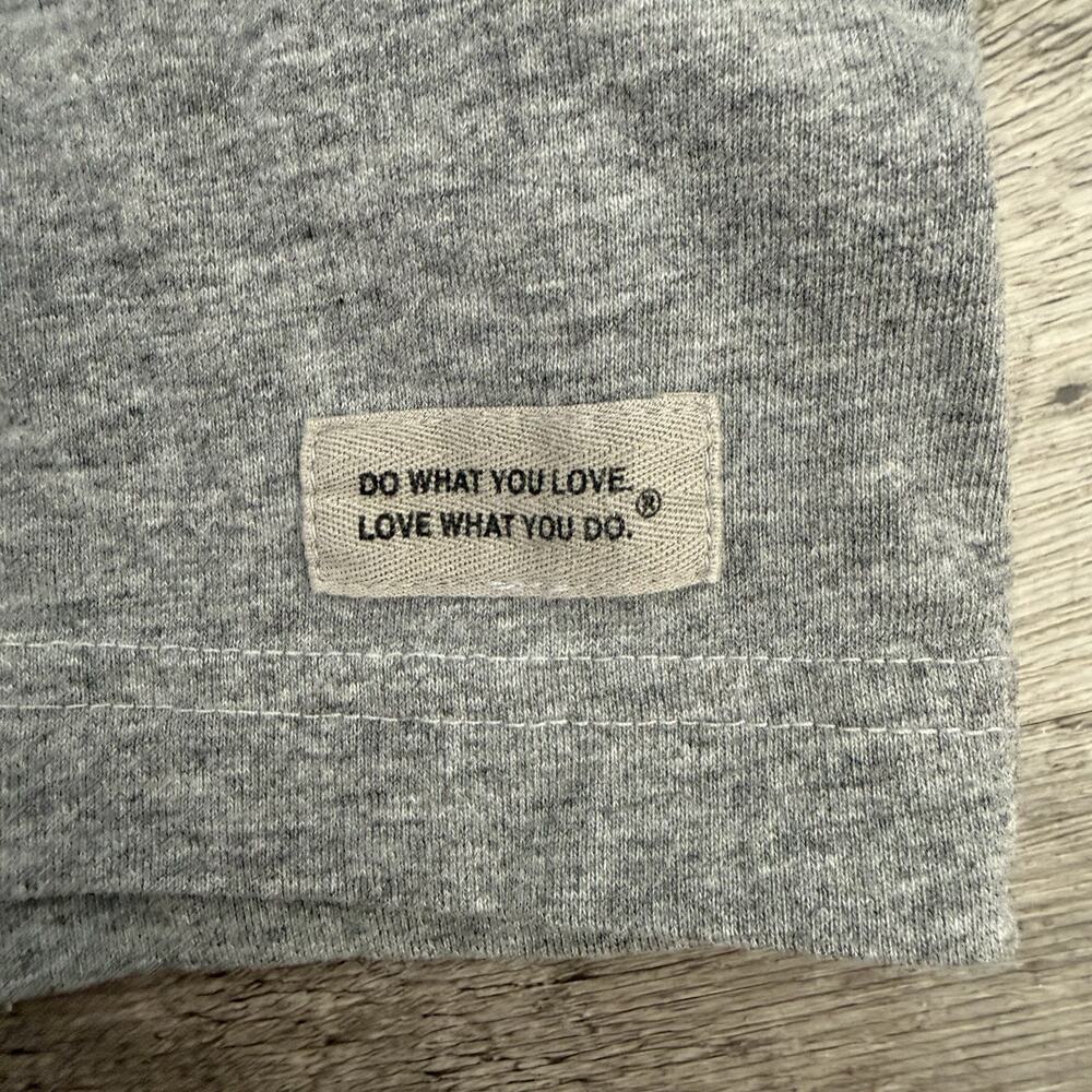 Life is Good T-Shirt Mens XL Gray Peace Love & Hoppiness Long Sleeve Crusher Tee - Picture 7 of 8